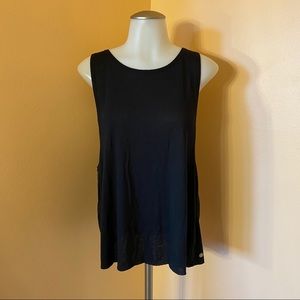 YOGALICIOUS Lace Back Tank Top